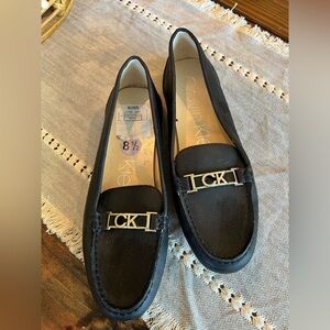 Calvin Klein CK Lacy Women's Black Loafers, size 8.5, NWOT, see photos, casual